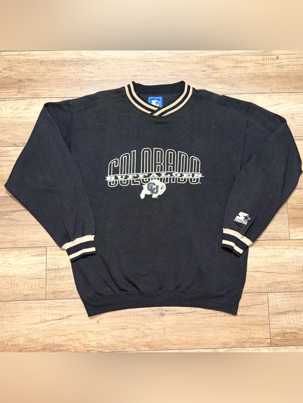 Starter Colorado Buffaloes NCAA College Vintage Throwback Sweatshirt Adult L